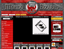 Tablet Screenshot of mondobizaro.cz